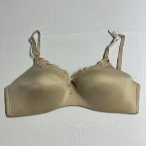 Maidenform 09456 Comfort Devotion Demi Coverage With Lift Wire Free 38D Beige
